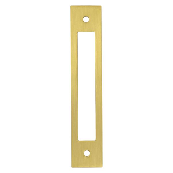 Berenson - Statler 128mm CC Modern Brushed Gold Cutout Backplate