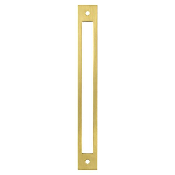 Berenson - Statler 224mm CC Modern Brushed Gold Cutout Backplate