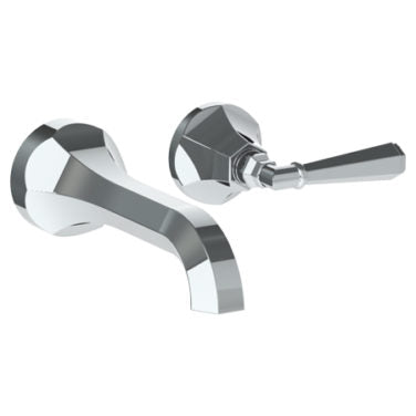 Watermark - Gramercy Wall Mounted 2 Hole Lavatory Set with 6 3/4 Inch CTC Spout