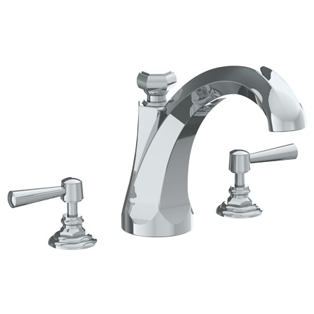 Watermark - Gramercy Deck Mounted 3 Hole Eytended Bath Set