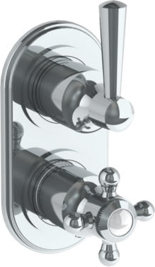 Watermark - Gramercy Wall Mounted Mini Thermostatic Shower Trim 3 1/2 x 6 1/4 Inch.