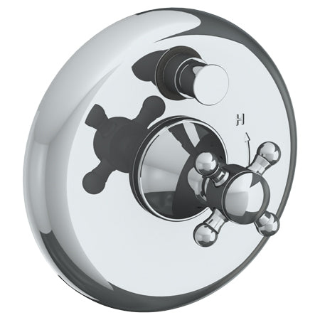 Watermark - York Wall Mounted Pressure Balance Shower Trim With Diverter, 7 Inch Dia.