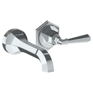 Watermark - Beverly Wall Mounted 2 Hole Lavatory Set with 6 3/4 Inch CTC Spout