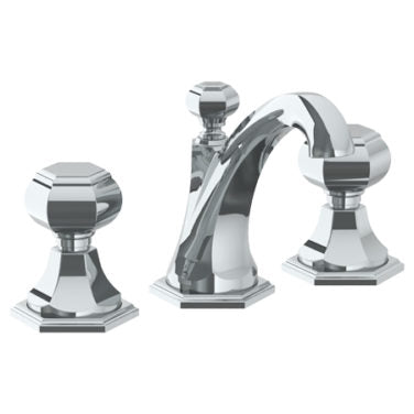 Watermark - Beverly Deck Mounted 3 Hole Extended Lavatory Set
