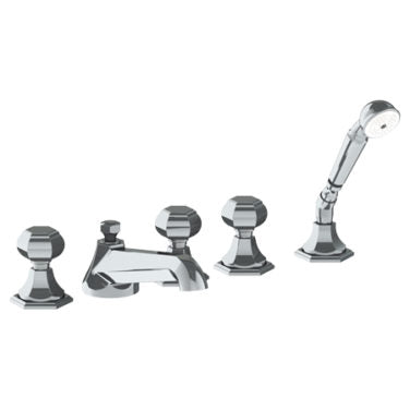 Watermark - Beverly Deck Mounted 5 Hole Bath Set