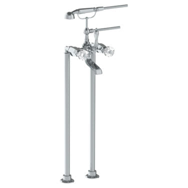 Watermark - Beverly Floor Standing Bath Set with Hand Shower