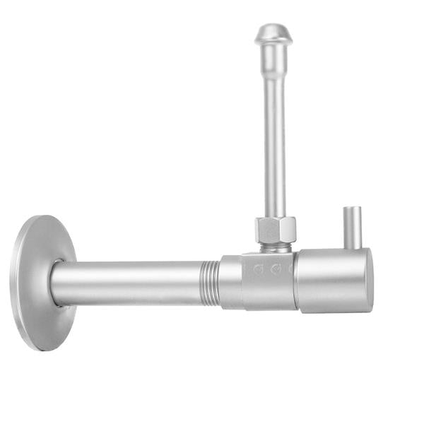 Jaclo - Quarter Turn Ceramic Disc Angle Pattern 1/2 Inch IPS x 3/8 Inch O.D. Faucet Supply Kit with Contempo Lever Handle and 20 Inch Supply Tubes