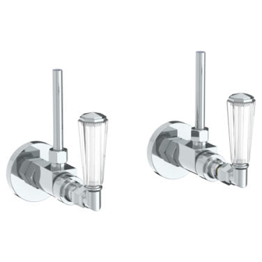 Watermark - Beverly Lavatory Angle Stop Kit -1/2 Inch Compression x 3/8 Inch OD Compression