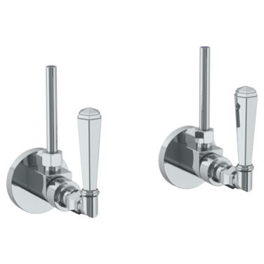 Watermark - Beverly Lavatory Angle Stop Kit -1/2 Inch IPS x 3/8 Inch OD Compression