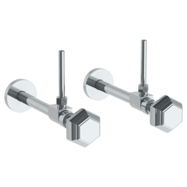 Watermark - Beverly Lavatory Angle Stop Kit -1/2 Inch Sweat x 3/8 Inch OD Compression