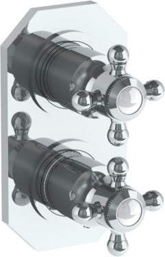 Watermark - Beverly Wall Mounted Mini Thermostatic Shower Trim 3 1/2 x 6 1/4 Inch.