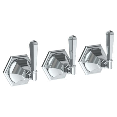 Watermark - Beverly Wall Mounted 3-Valve Shower Trim