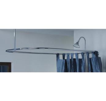 Cheviot - 24 Inch X 54 Inch Shower Curtain Rod, Chrome