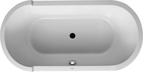 Duravit - Oval bathtub Starck 63 Inch x31 1/2 Inch, white