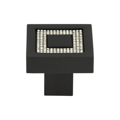 Atlas Homewares - Crystal 1 3/8 Inch Length Square Knob
