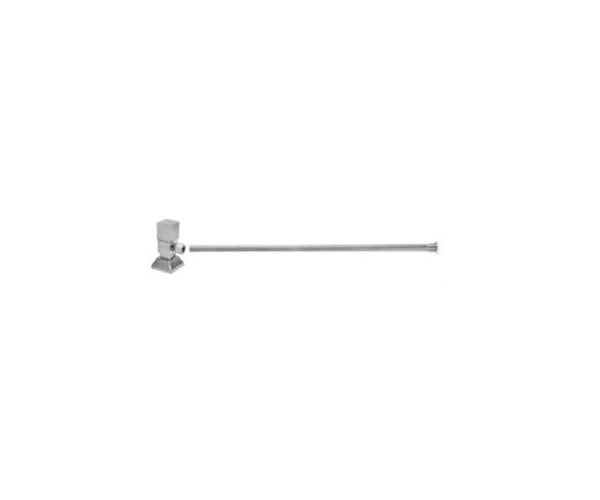 Mountain Plumbing - Toilet Supply Kit - Contemporary Square Handle with 1/4 Turn Ceramic Disc Cartridge Valve (MT5004-NL) - Angle, Flat Head Riser