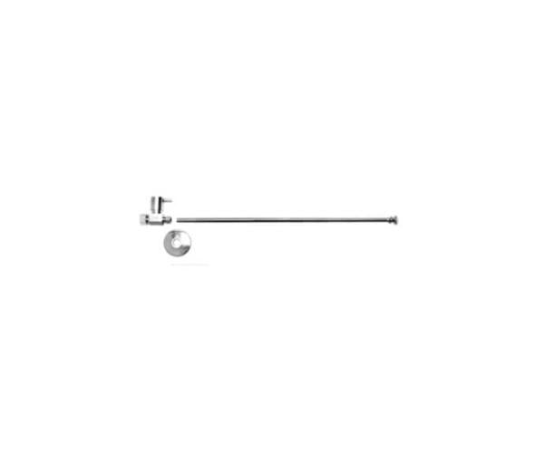 Mountain Plumbing - Toilet Supply Kit - Contemporary Lever Handle with 1/4 Turn Ceramic Disc Cartridge Valve (MT5120L-NL) - Straight, Flat Head Riser
