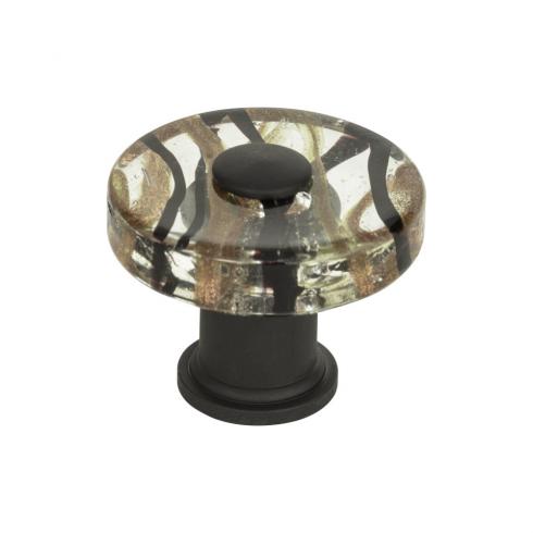 Atlas Homewares - Milky Way Glass 1 1/2 Inch Diameter Round Knob