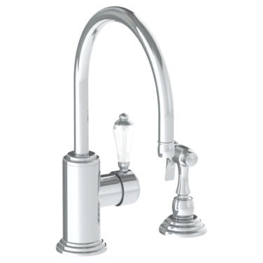 Watermark - Stratford Deck Mounted 2 Hole Kitchen Set - Includes Side Spray