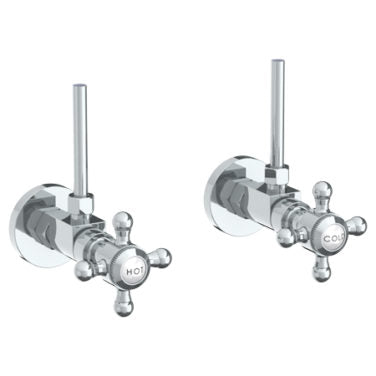 Watermark - Stratford Lavatory Angle Stop Kit -1/2 Inch Compression x 3/8 Inch OD Compression