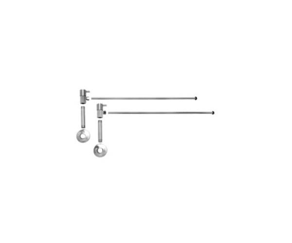 Mountain Plumbing - Lavatory Supply Kit - Contemporary Lever Handle with 1/4 Turn Ceramic Disc Cartridge Valve (MT5001L-NL) - Angle, No Trap