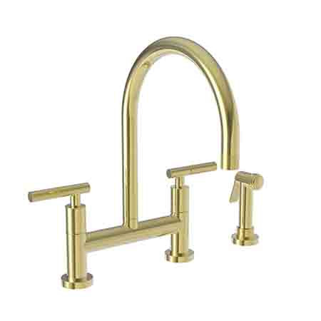 Newport Brass - Muncy Kitchen Bridge Faucet with Side Spray