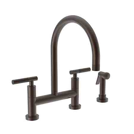 Newport Brass - Muncy Kitchen Bridge Faucet with Side Spray