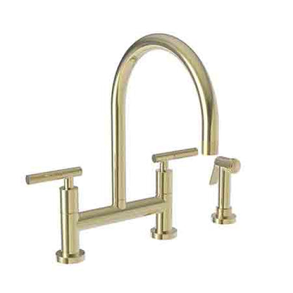 Newport Brass - Muncy Kitchen Bridge Faucet with Side Spray