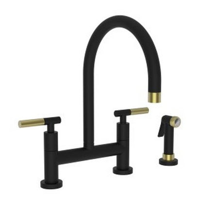 Newport Brass - Muncy Kitchen Bridge Faucet with Side Spray
