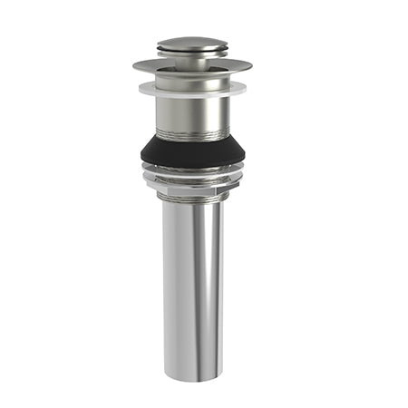 Brasstech - Lavatory Push Pop-Up Drain Assembly without overflow