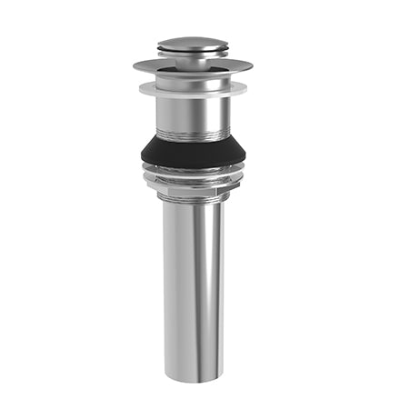 Brasstech - Lavatory Push Pop-Up Drain Assembly without overflow