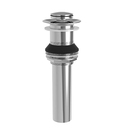 Brasstech - Lavatory Push Pop-Up Drain Assembly without overflow