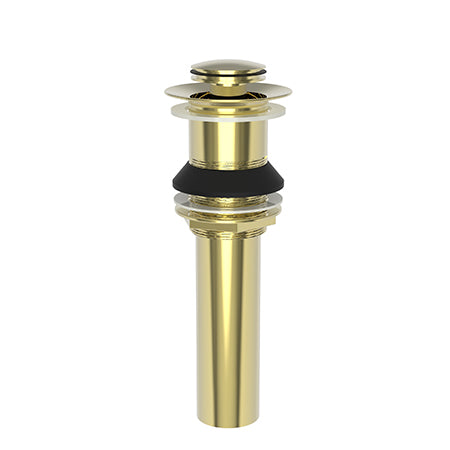 Brasstech - Lavatory Push Pop-Up Drain Assembly without overflow