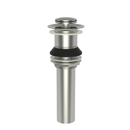 Brasstech - Lavatory Push Pop-Up Drain Assembly without overflow