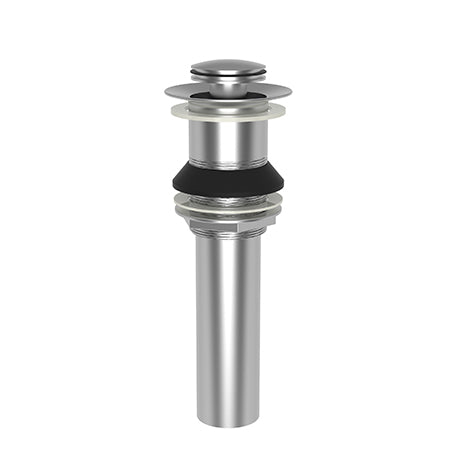 Brasstech - Lavatory Push Pop-Up Drain Assembly without overflow