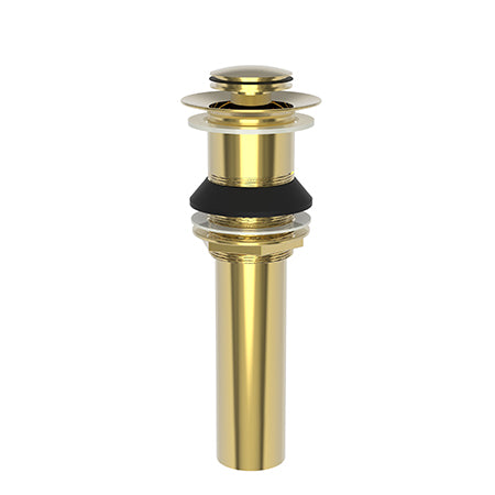 Brasstech - Lavatory Push Pop-Up Drain Assembly without overflow