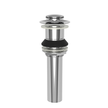 Brasstech - Lavatory Push Pop-Up Drain Assembly without overflow