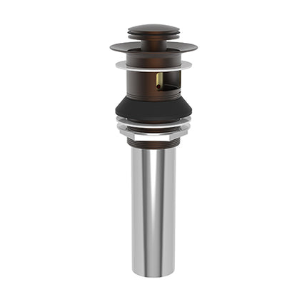 Brasstech - Lavatory Push Pop-Up Drain Assembly with overflow