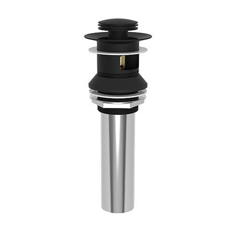 Brasstech - Lavatory Push Pop-Up Drain Assembly with overflow
