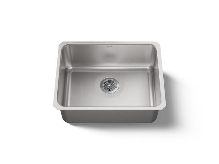 Kohler - Undertone 23 Inch Undermount Single-Bowl Kitchen Sink With Clip