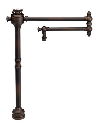 Waterstone - Traditional Counter Mounted Potfiller - Cross Handle