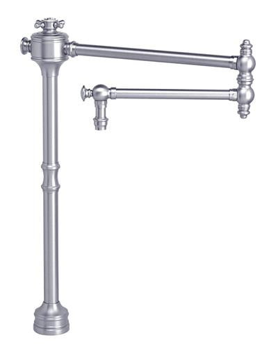 Waterstone - Traditional Counter Mounted Potfiller - Cross Handle