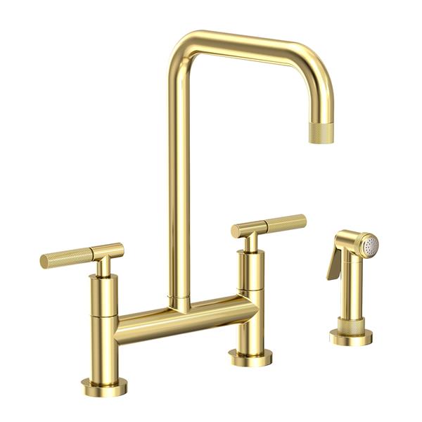 Newport Brass - Muncy Kitchen Bridge Faucet with Side Spray