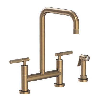Newport Brass - Muncy Kitchen Bridge Faucet with Side Spray