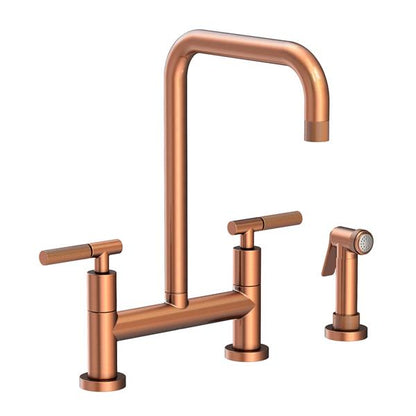 Newport Brass - Muncy Kitchen Bridge Faucet with Side Spray