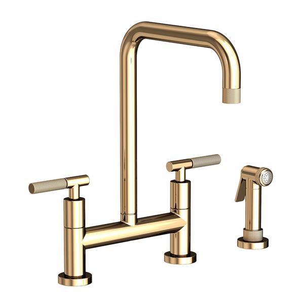 Newport Brass - Muncy Kitchen Bridge Faucet with Side Spray