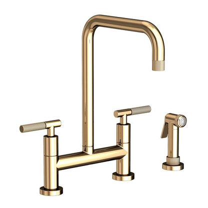 Newport Brass - Muncy Kitchen Bridge Faucet with Side Spray