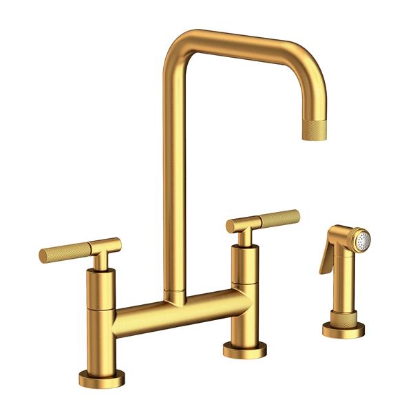 Newport Brass - Muncy Kitchen Bridge Faucet with Side Spray