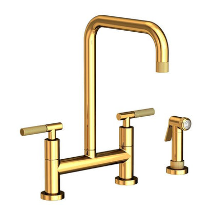Newport Brass - Muncy Kitchen Bridge Faucet with Side Spray