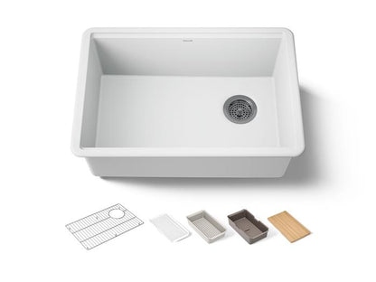 Kohler - Billings 27 26-1/2 Inch Undermount Single-Bowl Workstation Kitchen Sink